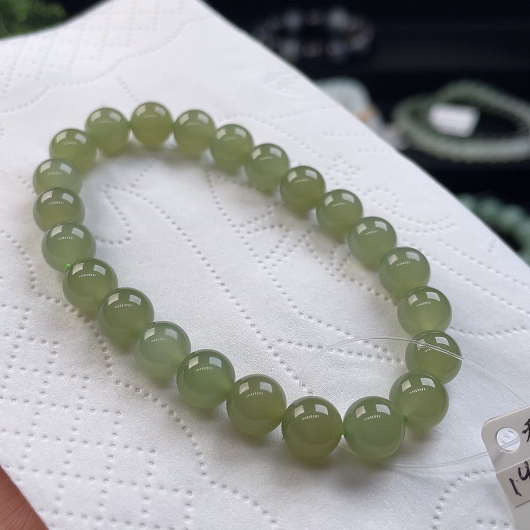 和田玉手串未镶嵌