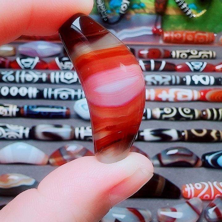 玛瑙/玉髓合金珠宝半成品