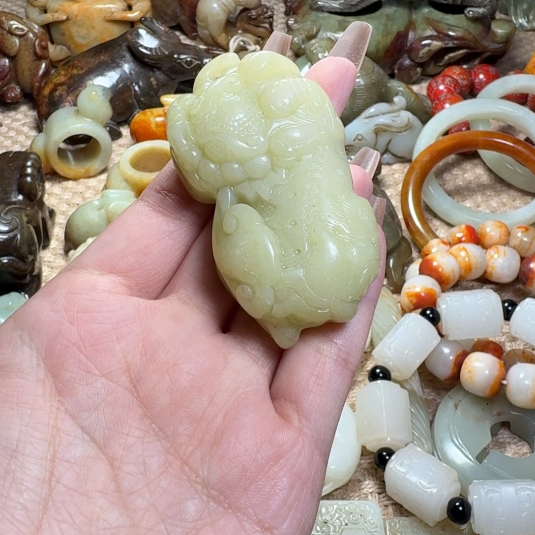 白玉菩提吊坠挂件