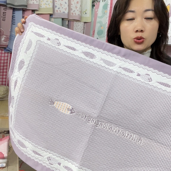 棉特价促销紫色小鱼