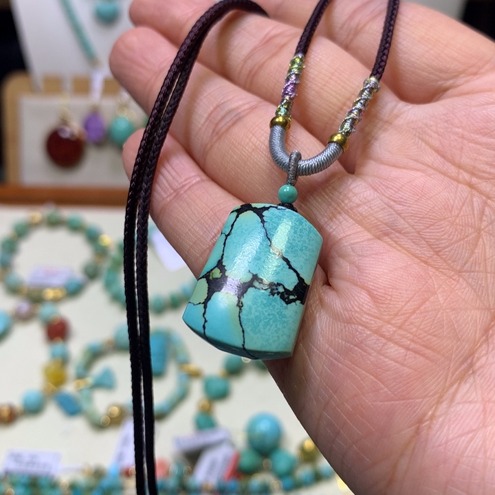 绿松石未镶嵌项链