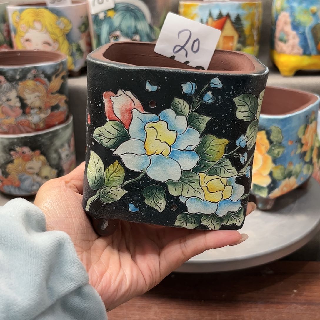 紫砂花盆微瑕福利