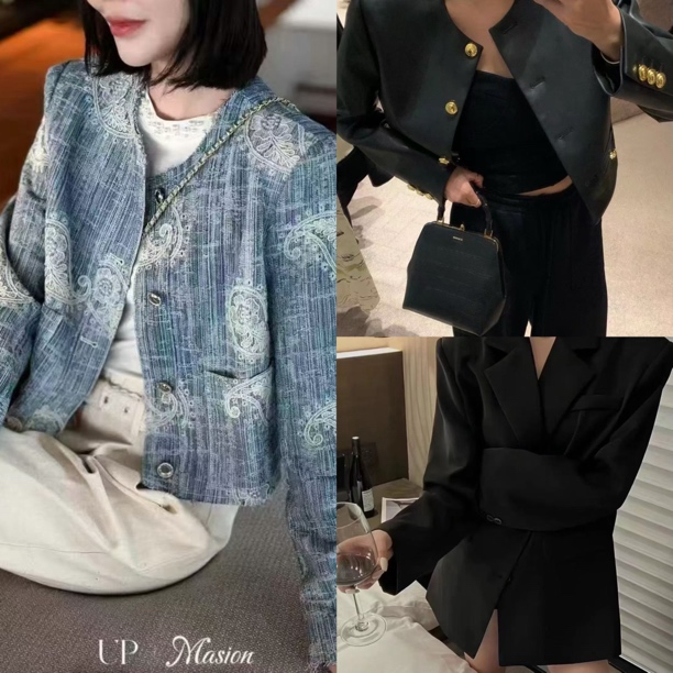 刺绣常规女休闲风新中式短外套百搭宽松设计感时尚