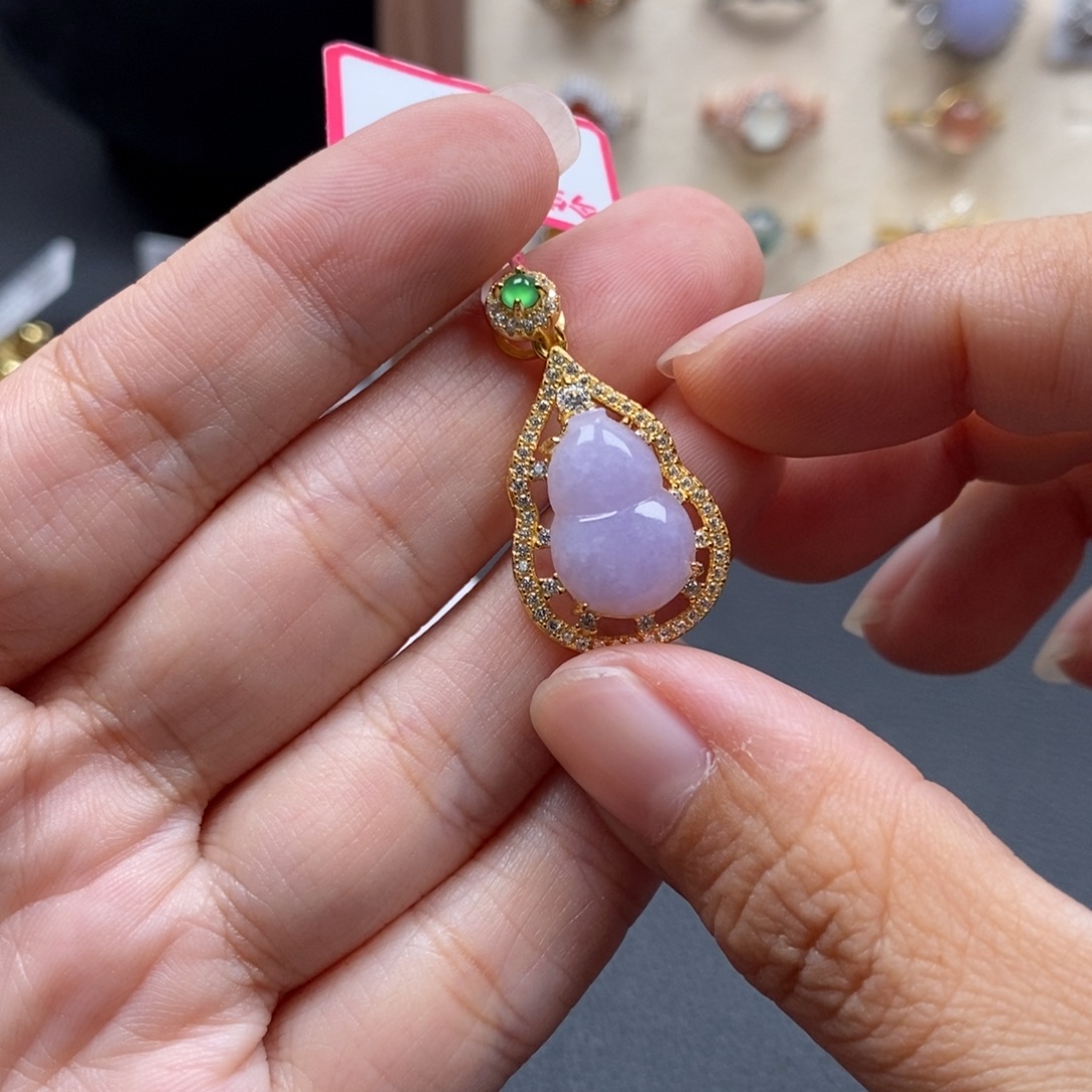 翡翠银S925镶嵌戒指