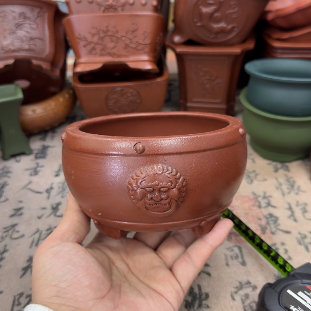 紫砂花盆宜兴紫砂正品11.5x6.5