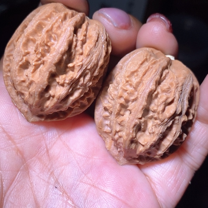 文玩核桃把件东北野生楸子小美34