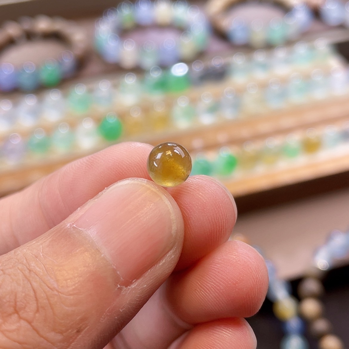 【闪购商品】颈饰未镶嵌翡翠卡7.3冰黄