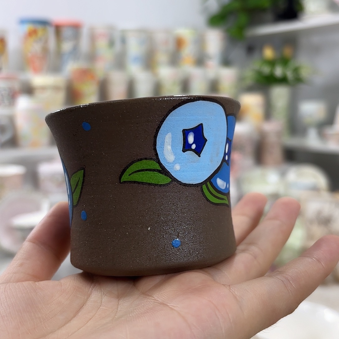 手绘创意高温釉下彩陶瓷