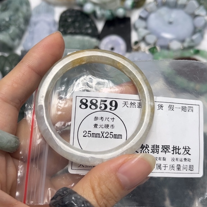 翡翠未镶嵌吊坠(不含链)8859
