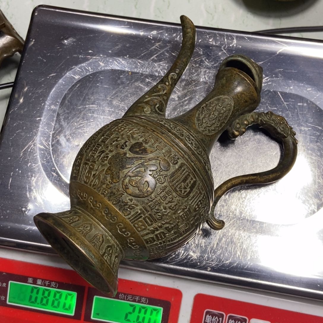 铜器工艺品摆件香炉材料