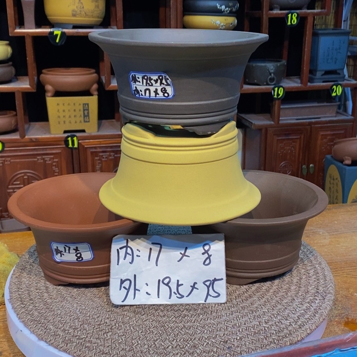 紫砂花盆紫砂紫砂