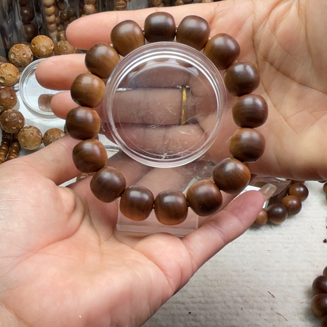 冷***瓜手串/手链檀香木印度老山檀香1314沉水