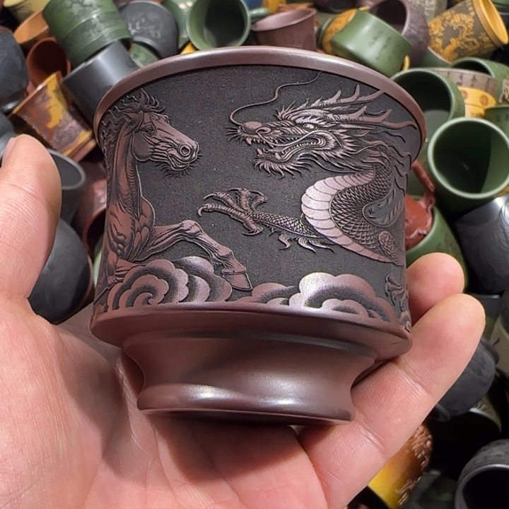 茶杯紫砂全手工制作工艺