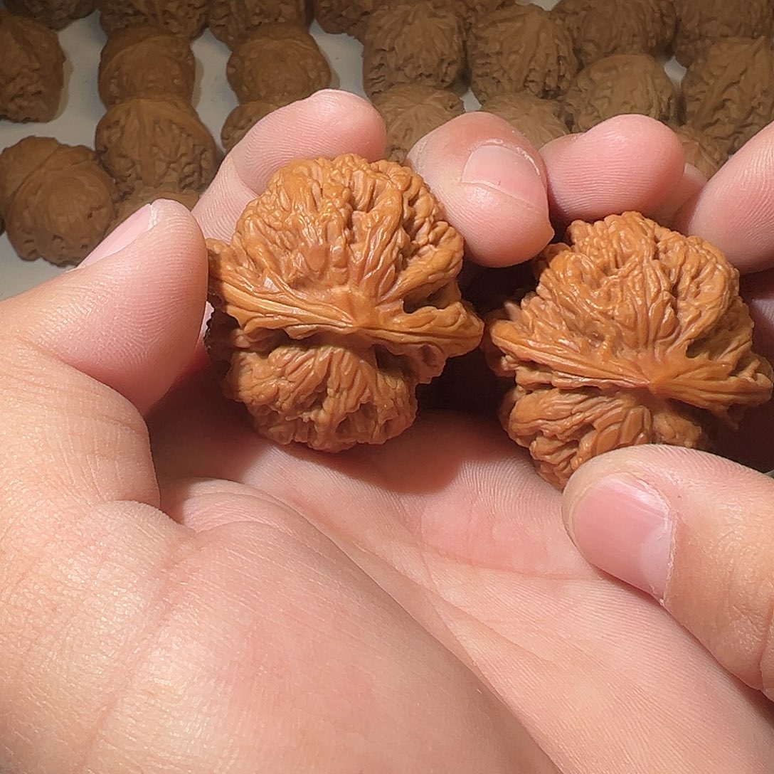 鸿***头猴头核桃吊坠文玩