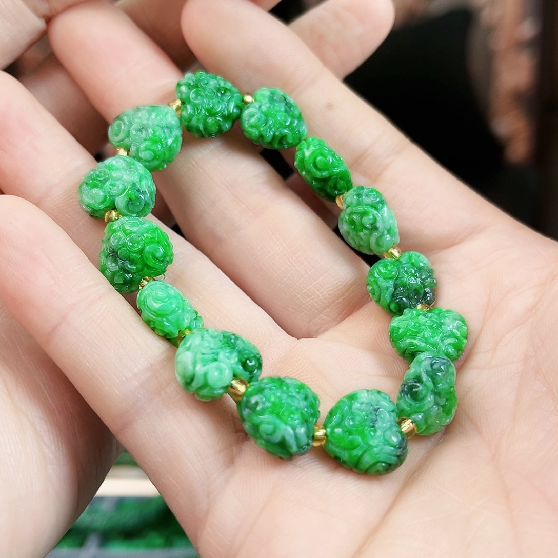 翡翠手链未镶嵌手链