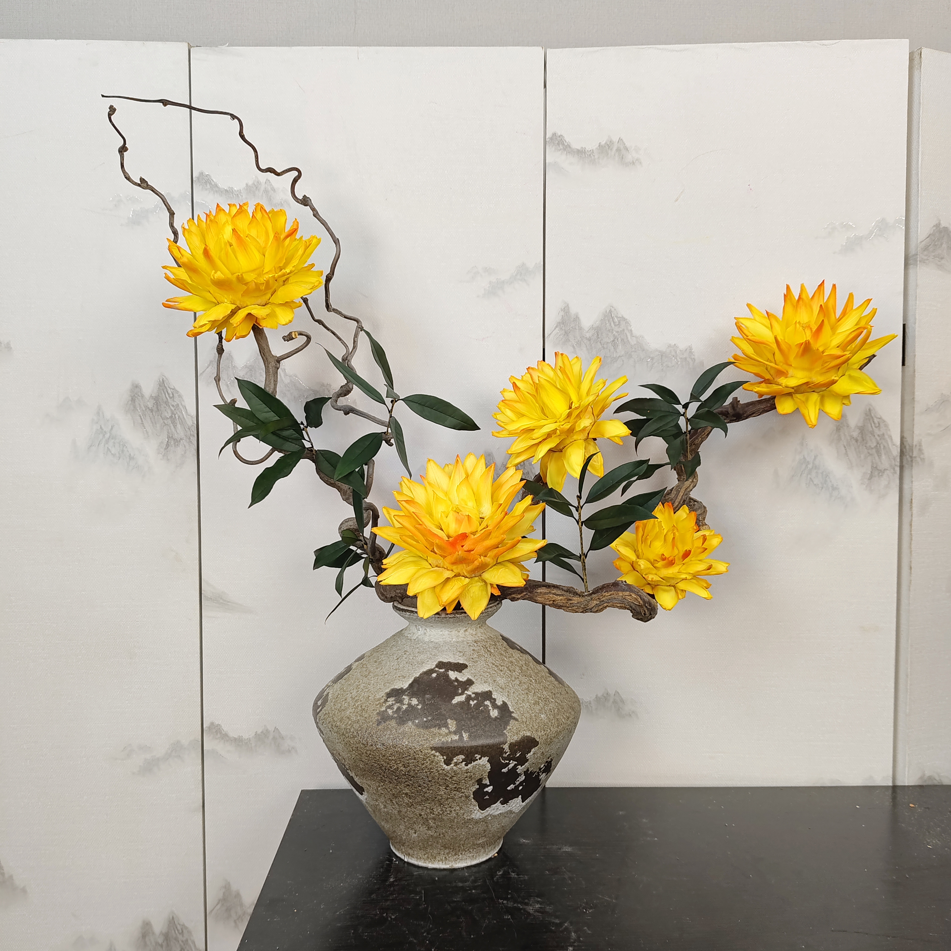 【多福多寿】永生花家居造景摆件