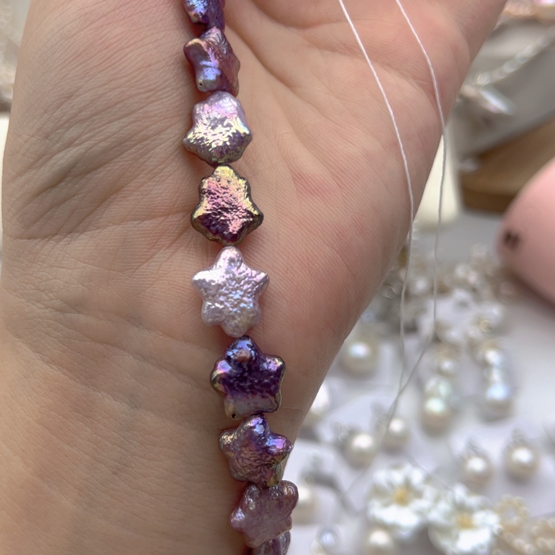 灵***蝶颈饰未镶嵌淡水珍珠