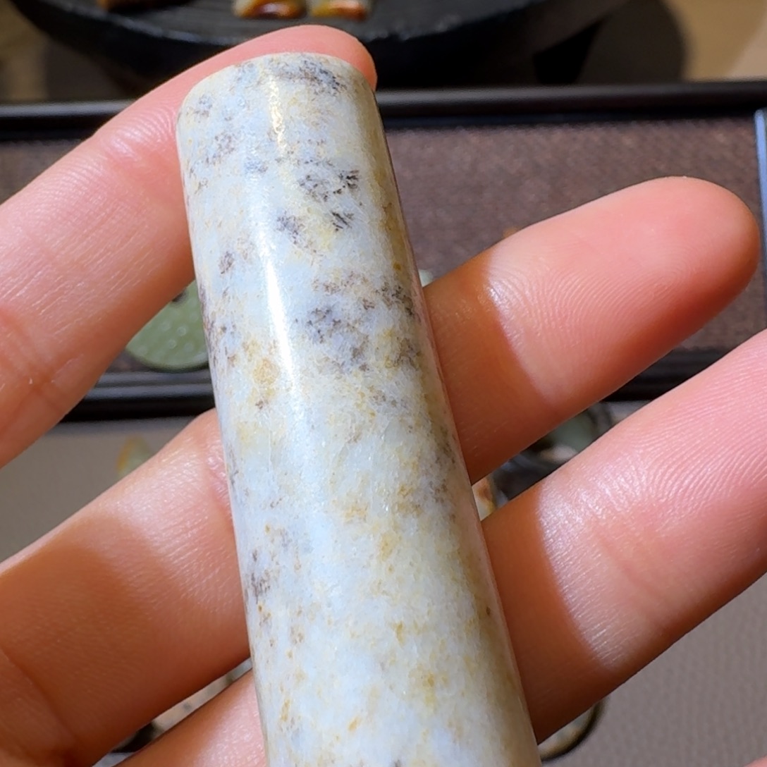 和田玉（糖玉）车挂未镶嵌喜****风