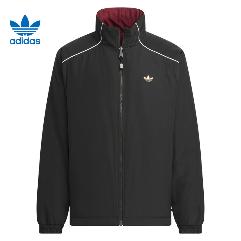 华adidas阿迪达斯三叶草男子运动休闲夹克外套KA0821