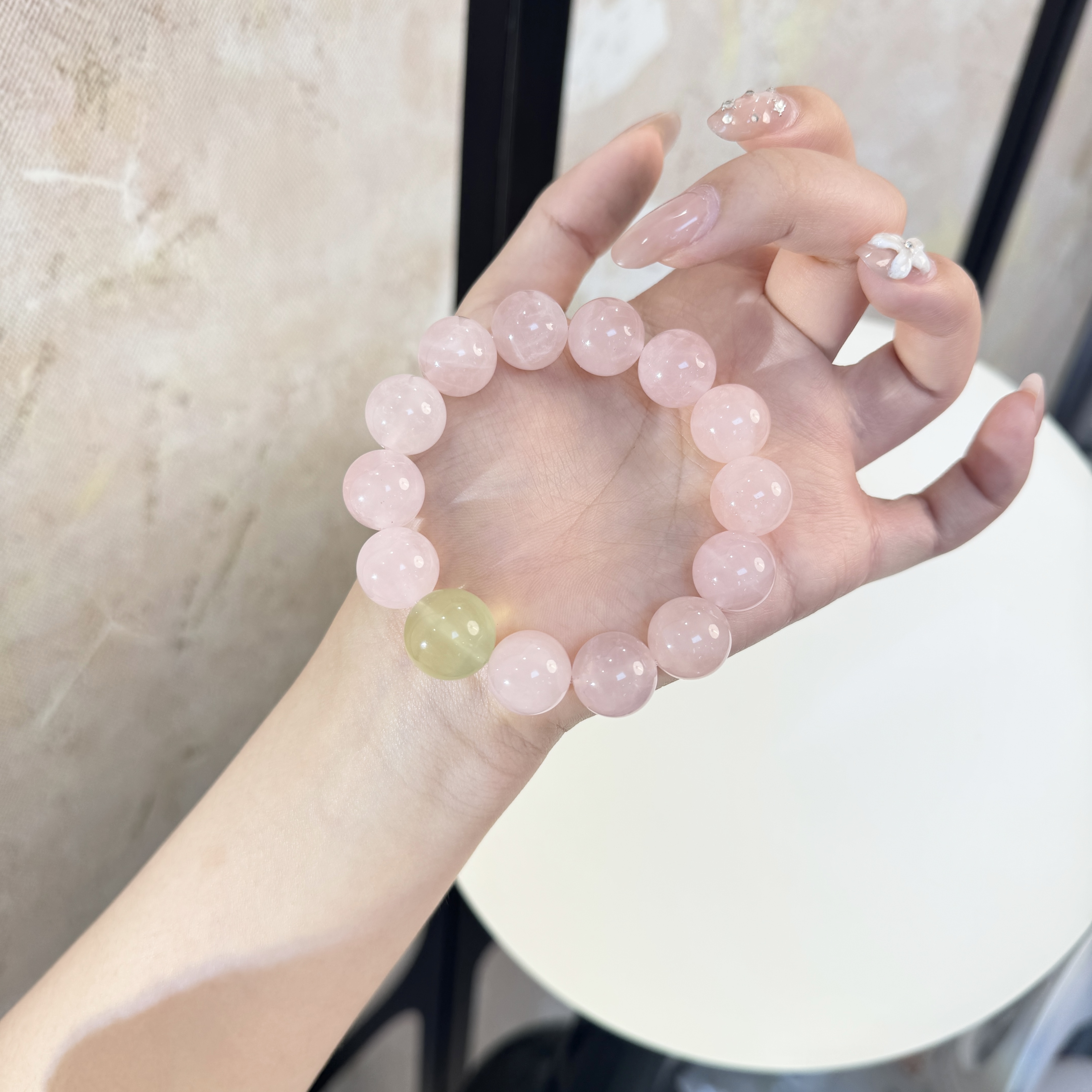 源源手作*桃汁露手串FL-29