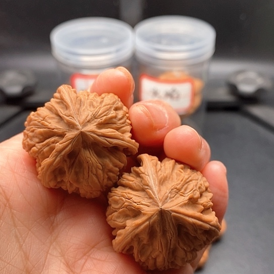 把件文玩核桃御龙粗筋球奔