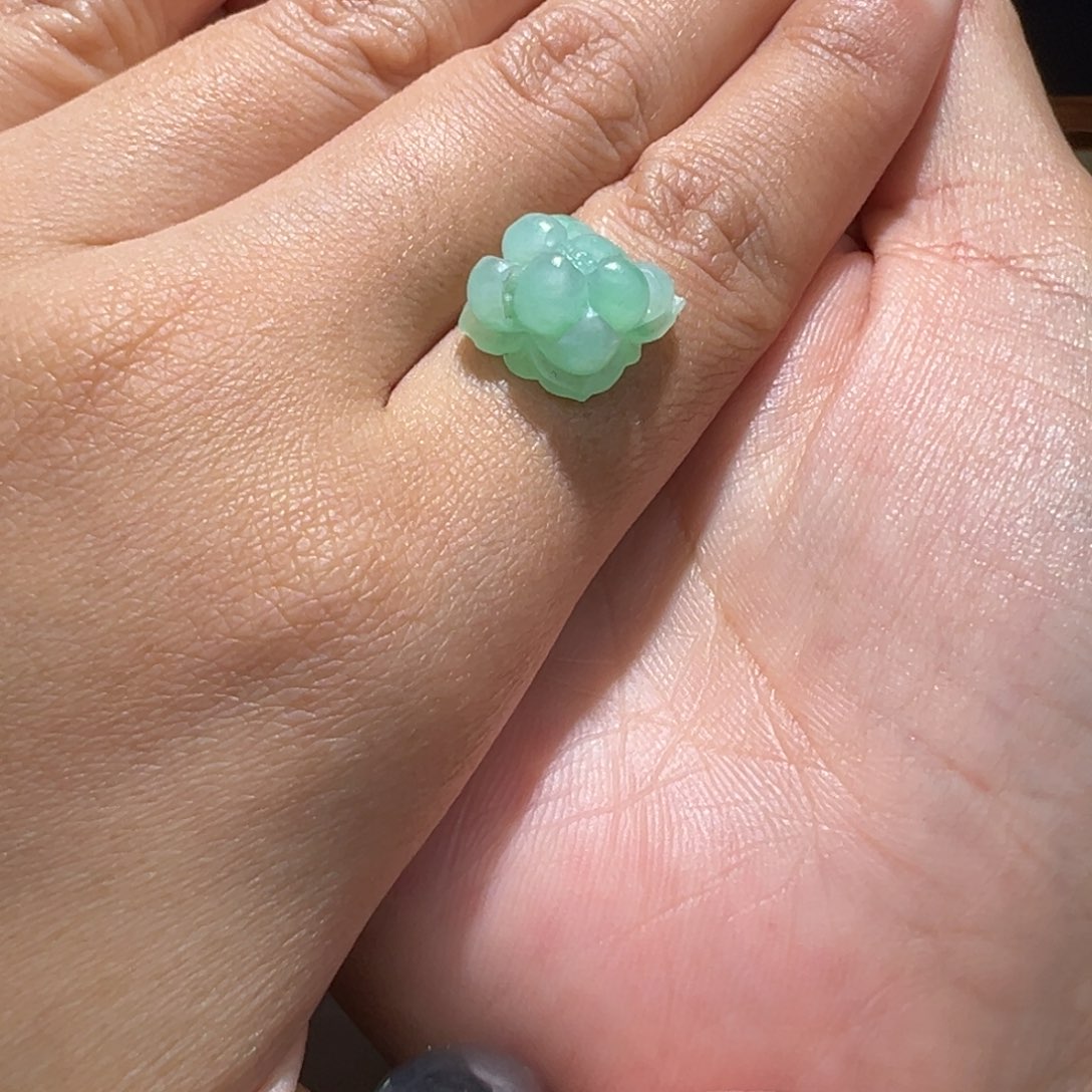 *****未镶嵌定制翡翠花花