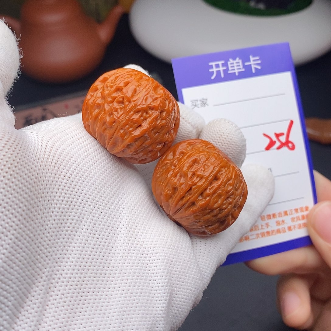 江****把件文玩核桃34铁锤256