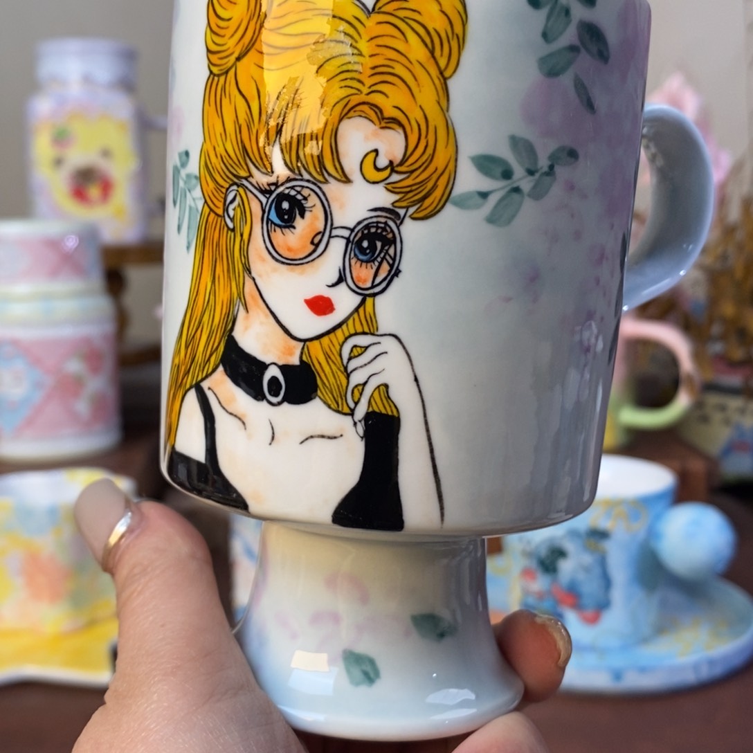 杯景德镇手绘水杯