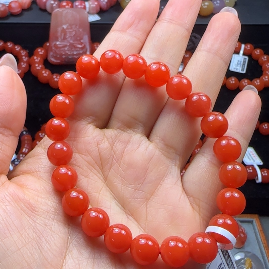 手串未镶嵌南红玛瑙