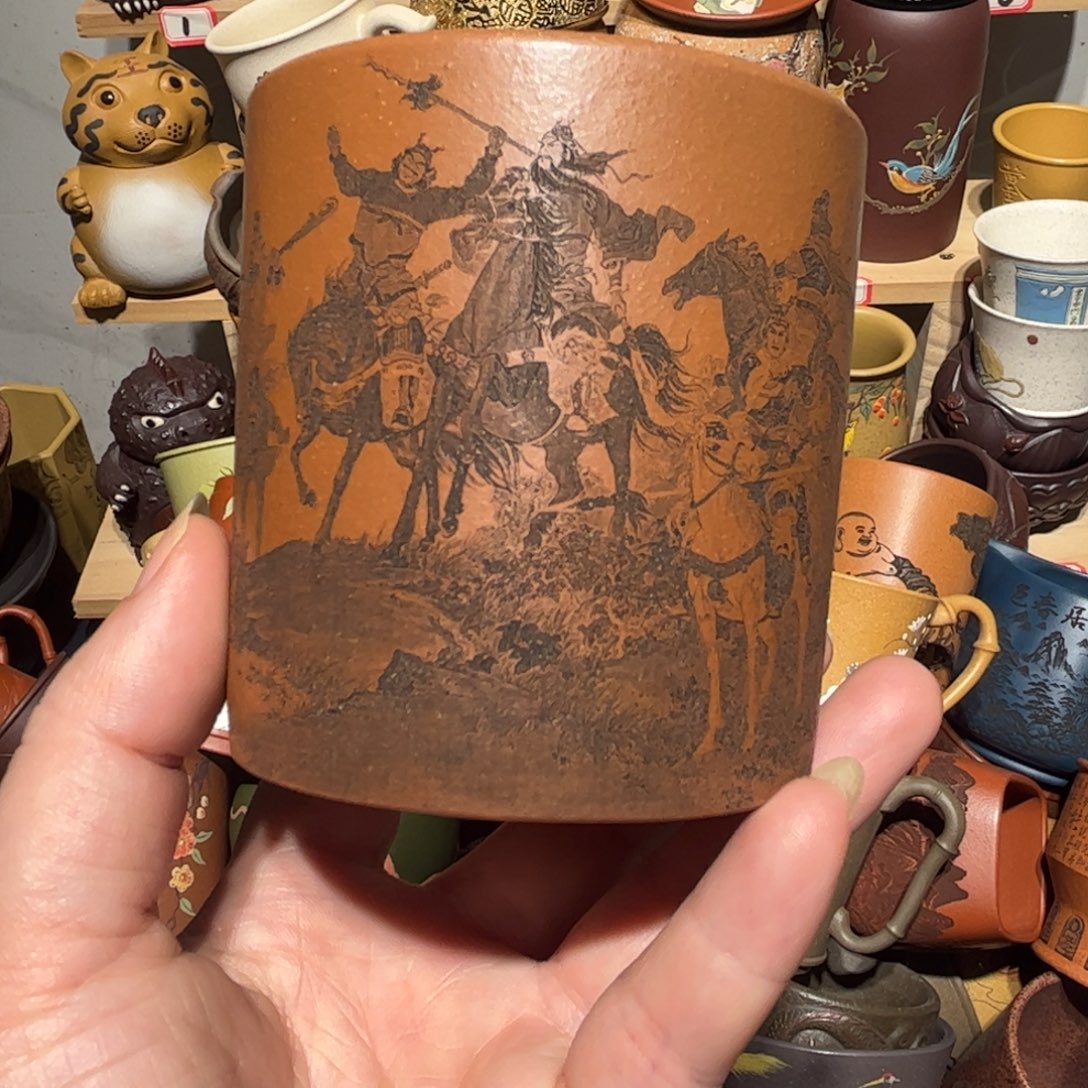 紫砂茶杯宜兴紫砂主人杯