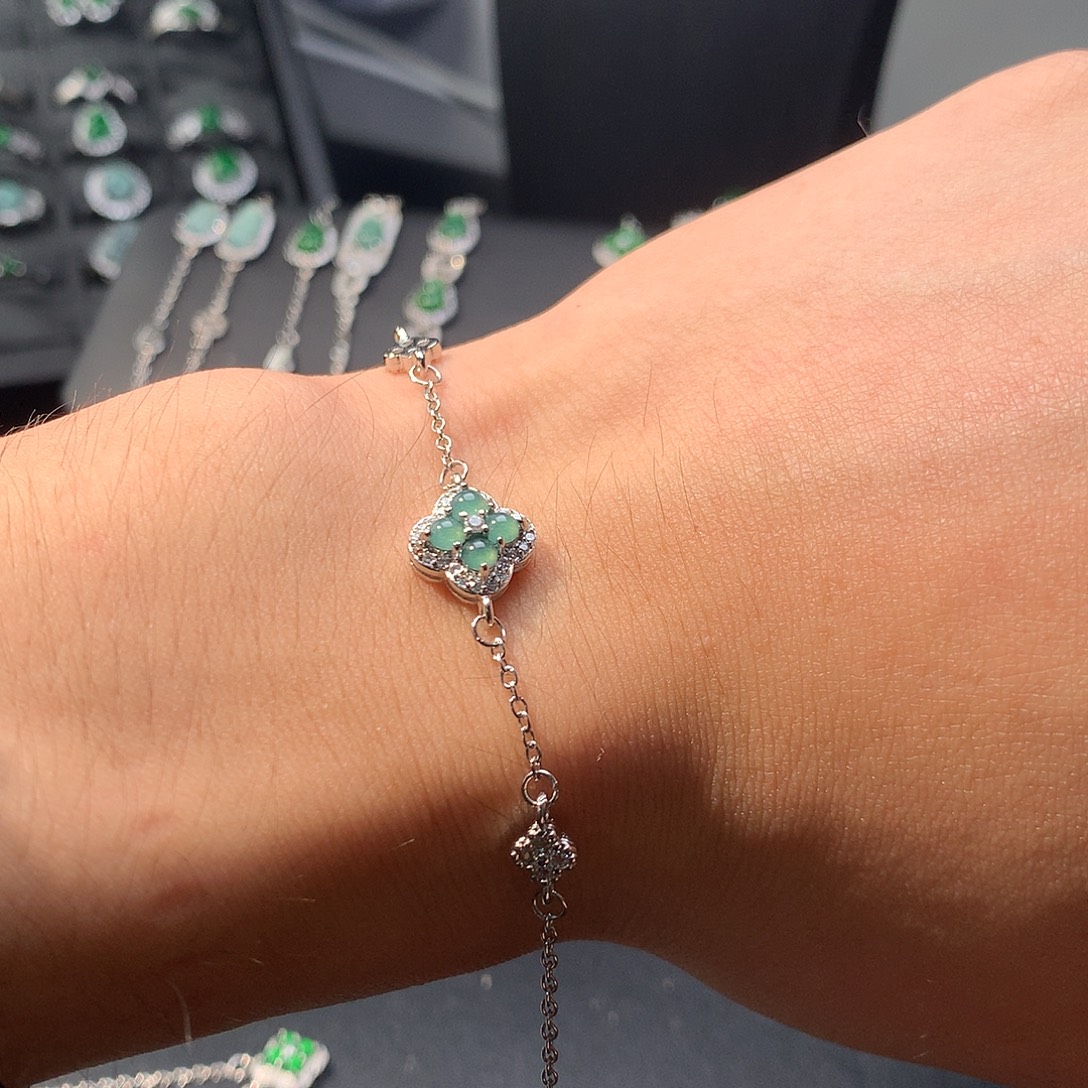 翡翠未镶嵌手链手链