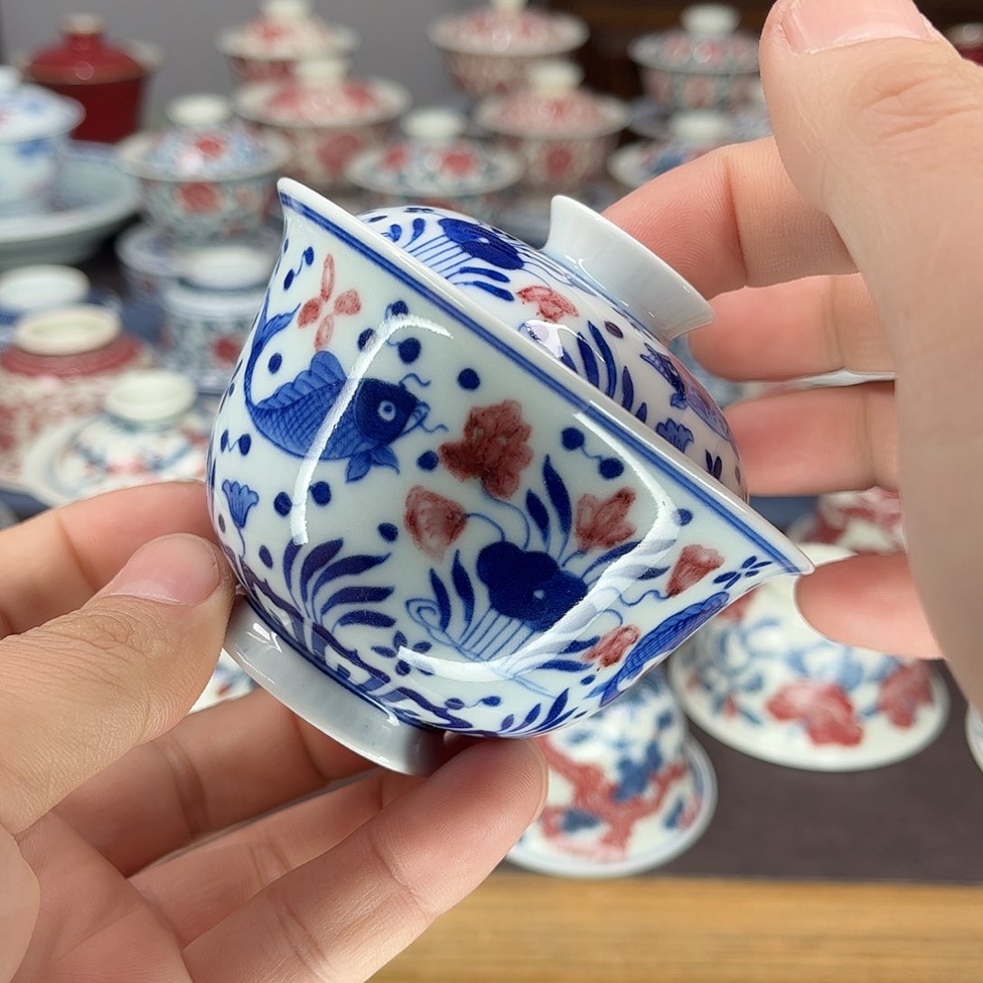 景德镇陶瓷青花釉里红