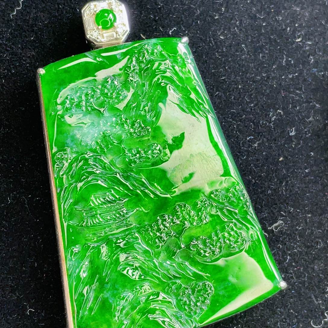 翡翠吊坠(不含链)未镶嵌