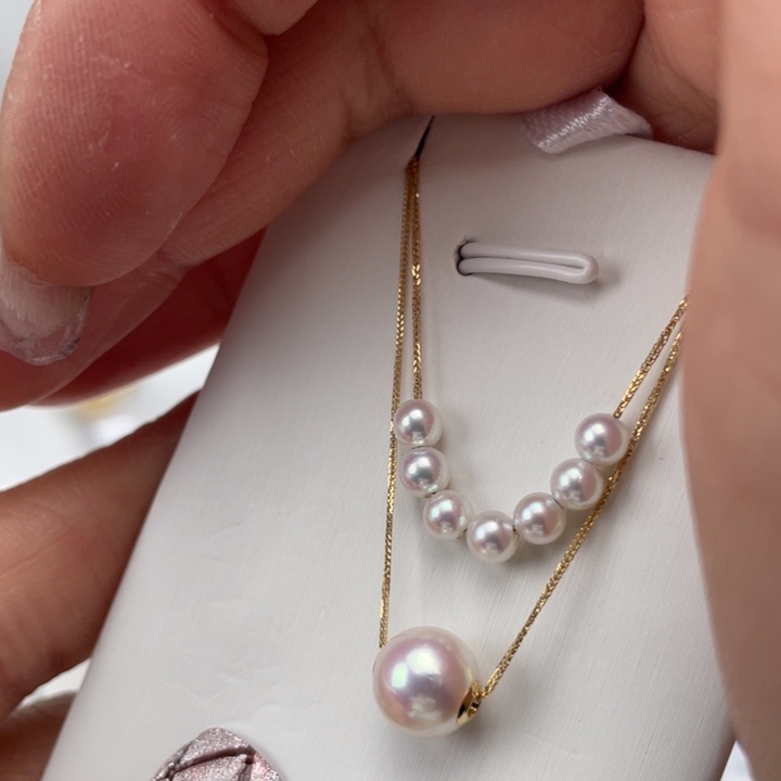 海水珍珠颈饰18K金镶嵌