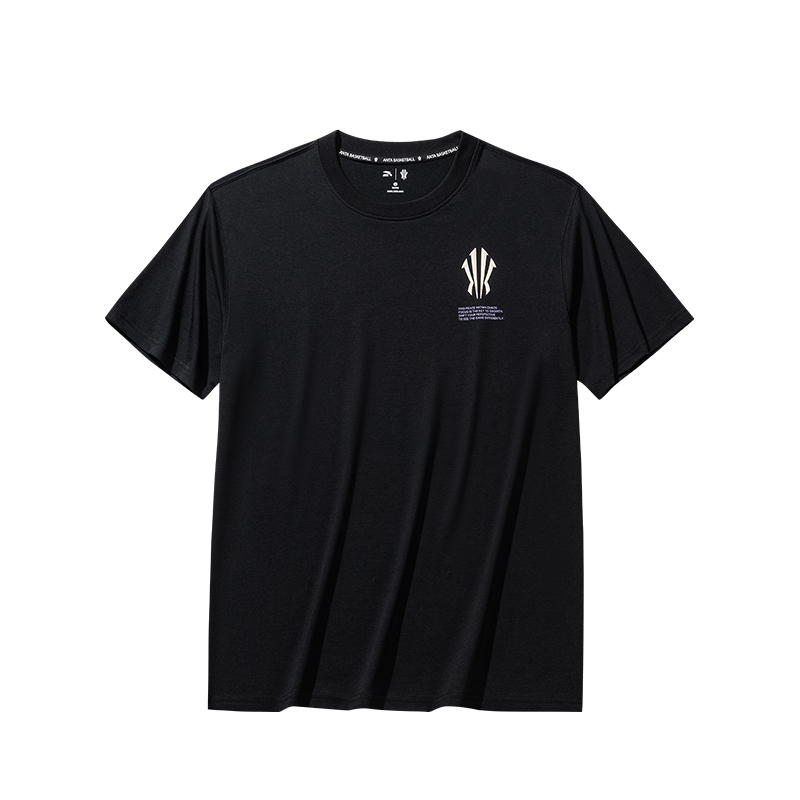 安踏凯里欧文系列篮球冰丝短袖男女同款夏季透气T恤上衣172531111