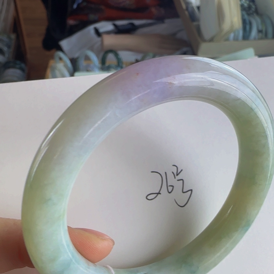 翡翠手镯未镶嵌老坑56.8