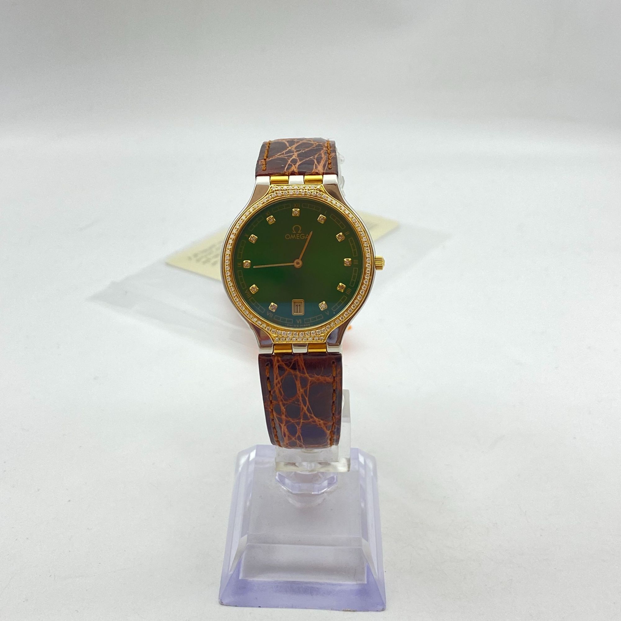 95新 Omega/欧米茄 碟飞系列/32MM/石英/后镶钻