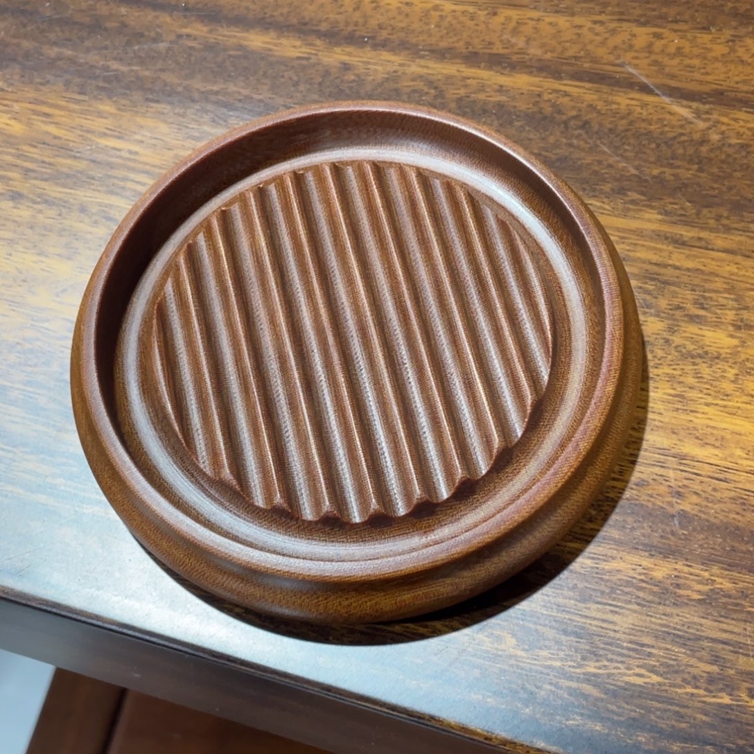 干***学黄色电木壶托直径12