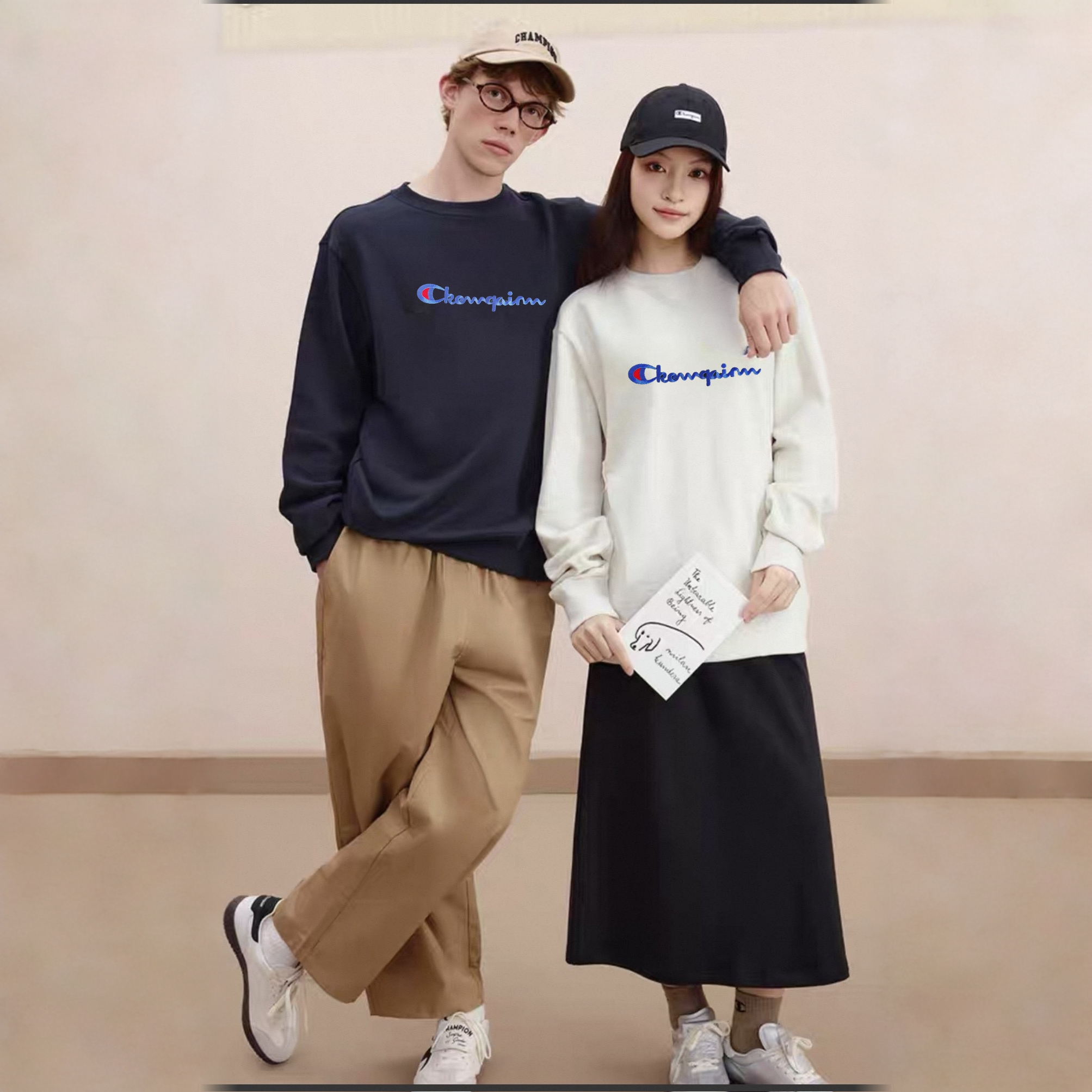 爆款男女情侣款卫衣2025新款.《万针刺绣拉花》百搭
