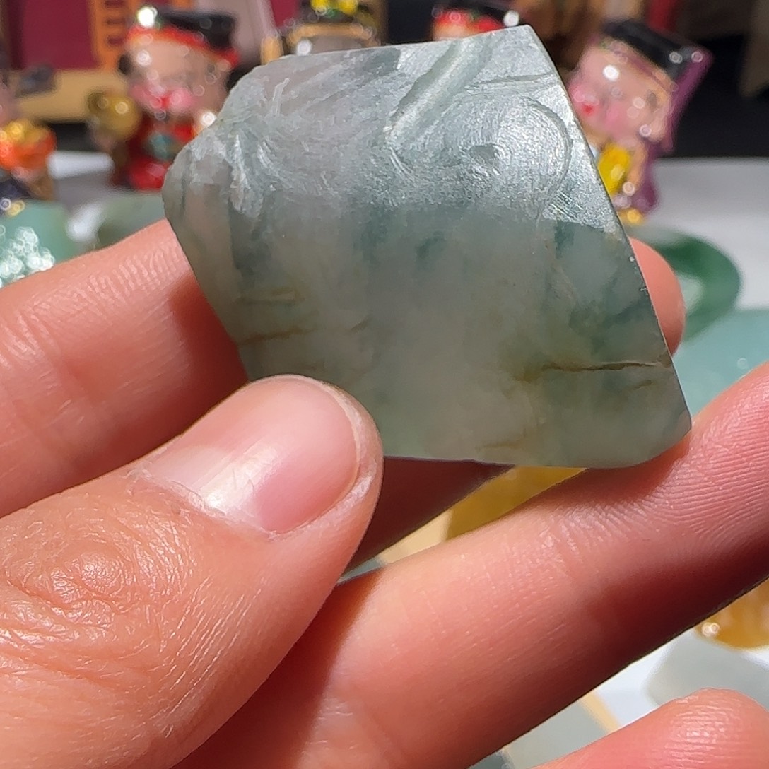 s***m定制翡翠未镶嵌天然缅甸A货翡翠