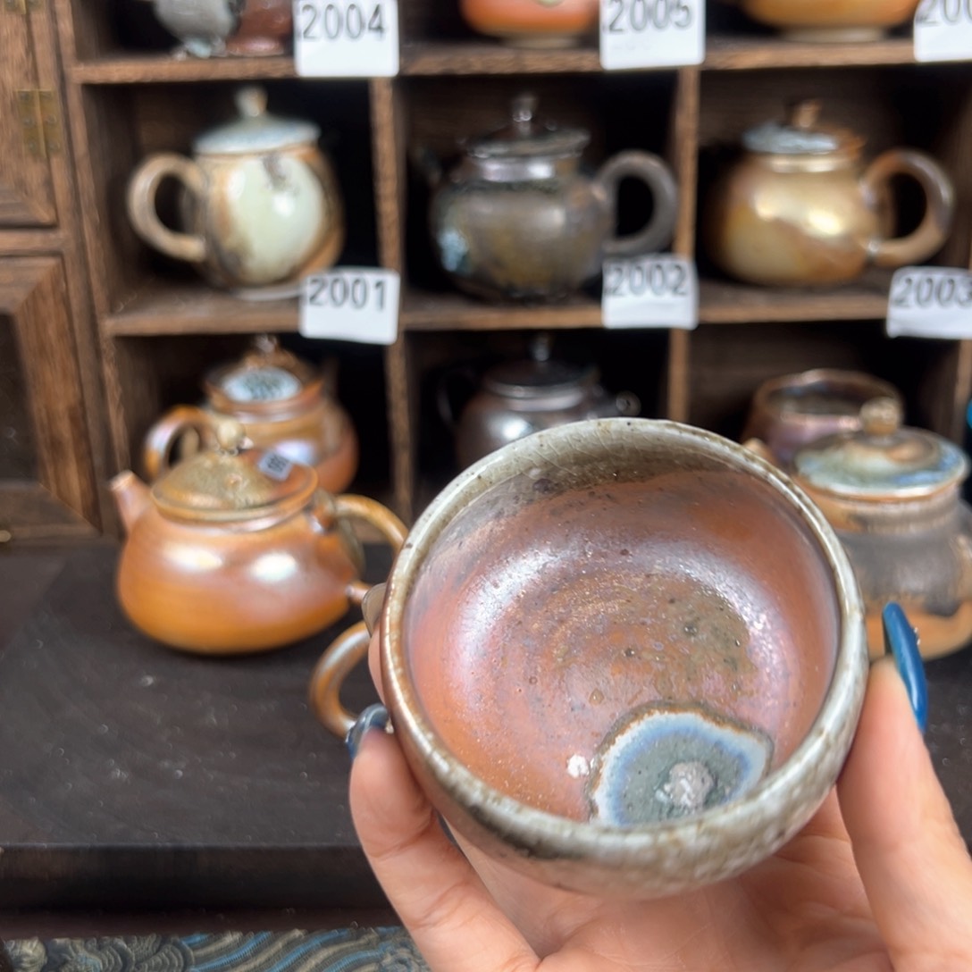 杯柴烧茶器主人杯