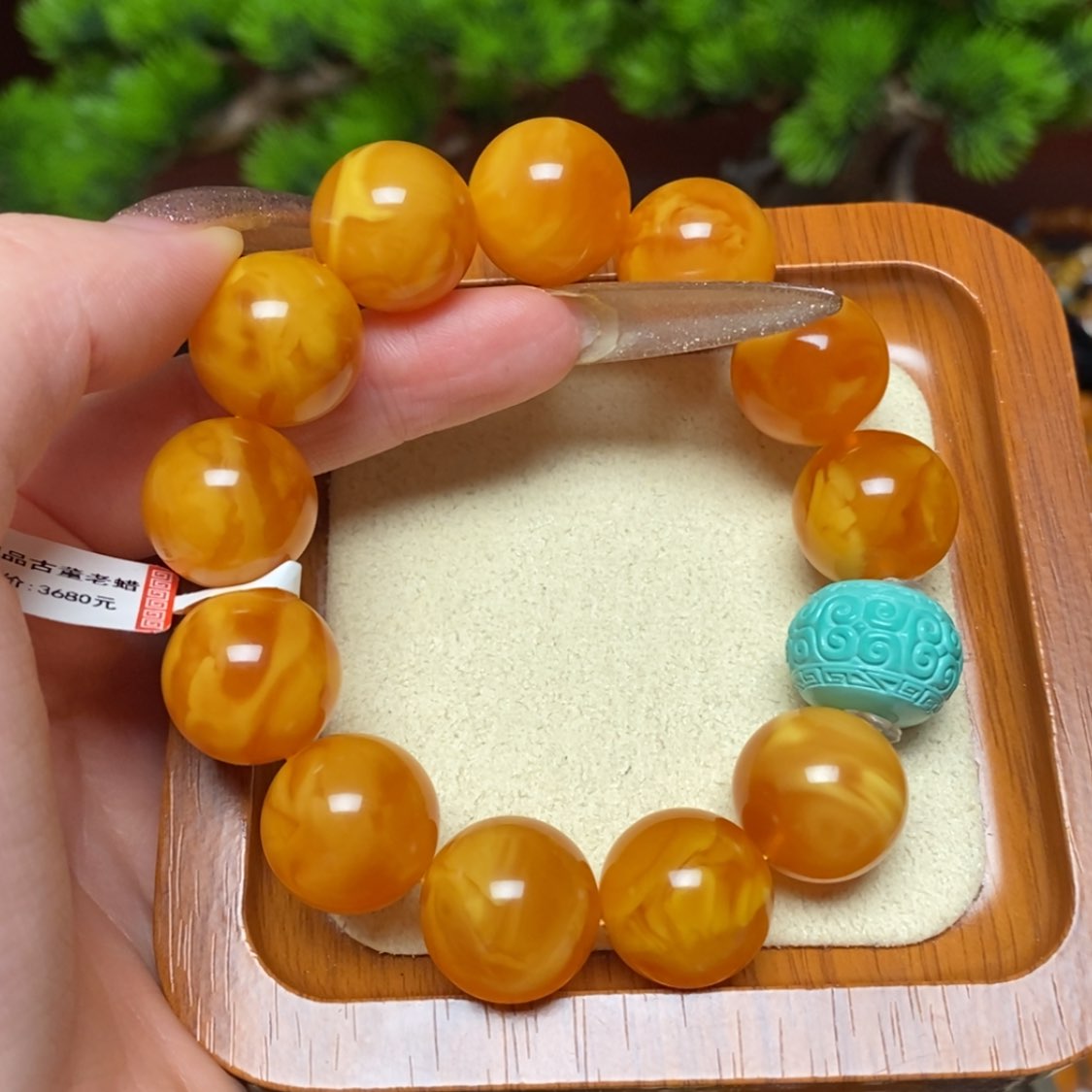 【闪购商品】未镶嵌蜜蜡手链手串