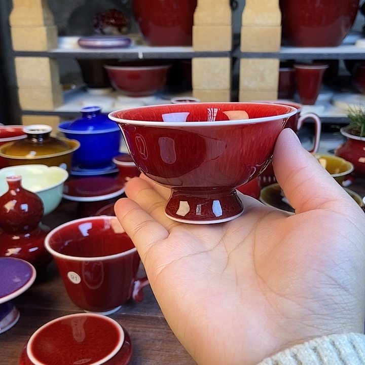 陶瓷景德镇名陶坊原矿郎红