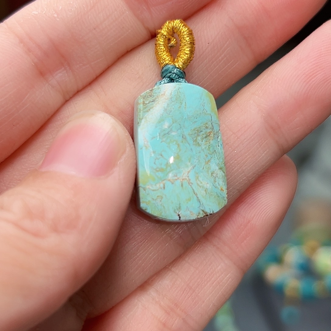 绿松石珠宝奇石未镶嵌