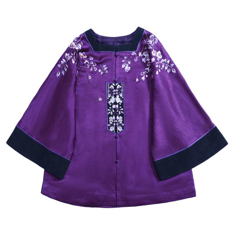 「穆如清风」丽古龙复古中国风原创日常百搭设计感刺绣汉服上衣