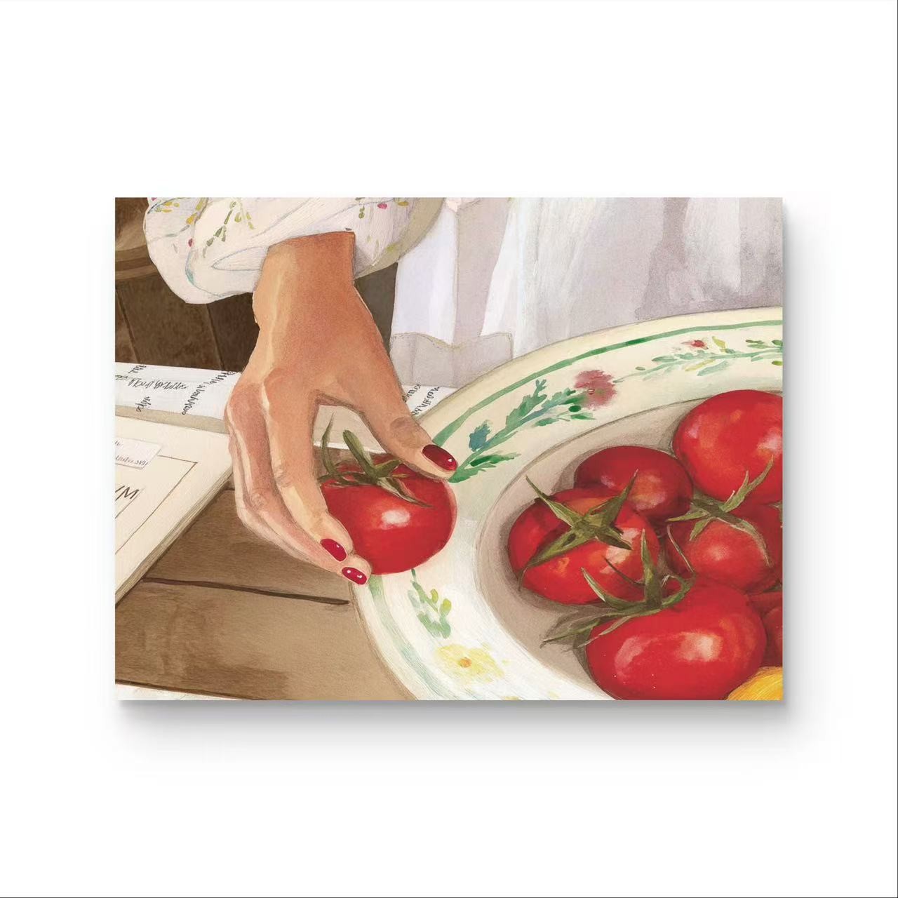 《手作食光》原创手绘画/60x80cm/中古风系列ZGF-376