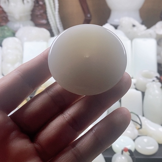 手链未镶嵌和田玉（白玉）