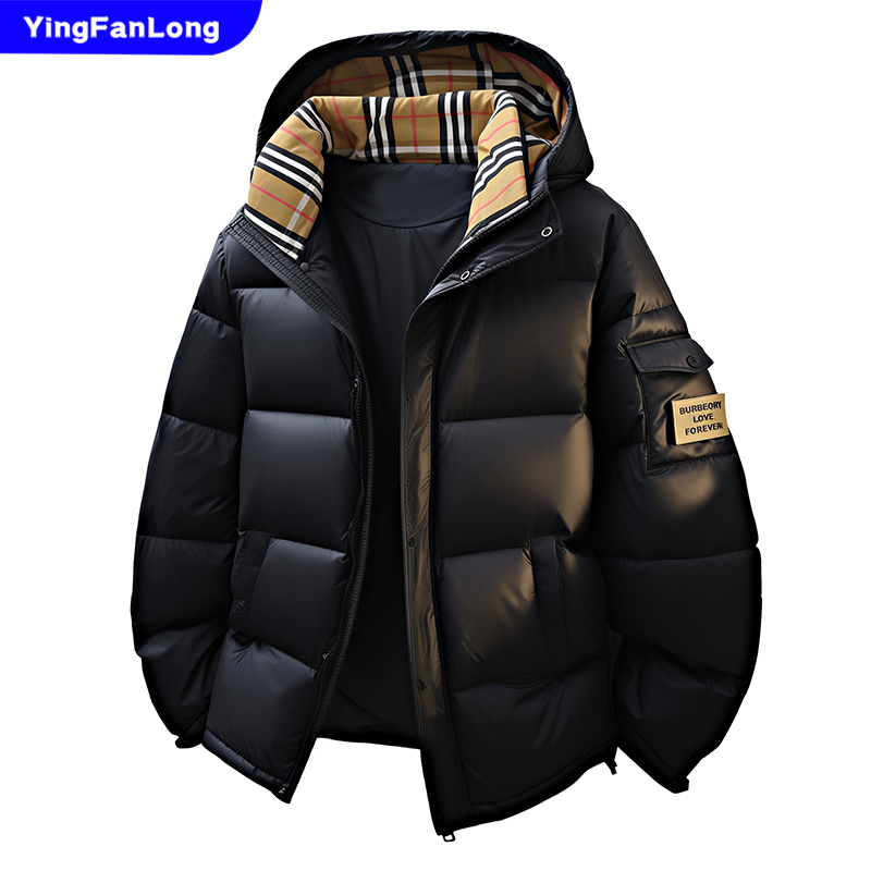 羽绒服男女款2025新款冬季加厚防风商务羽绒外套九江新款羽绒服