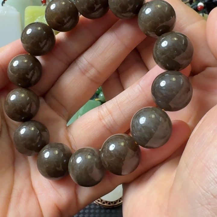 颈饰未镶嵌和田玉老红糖16