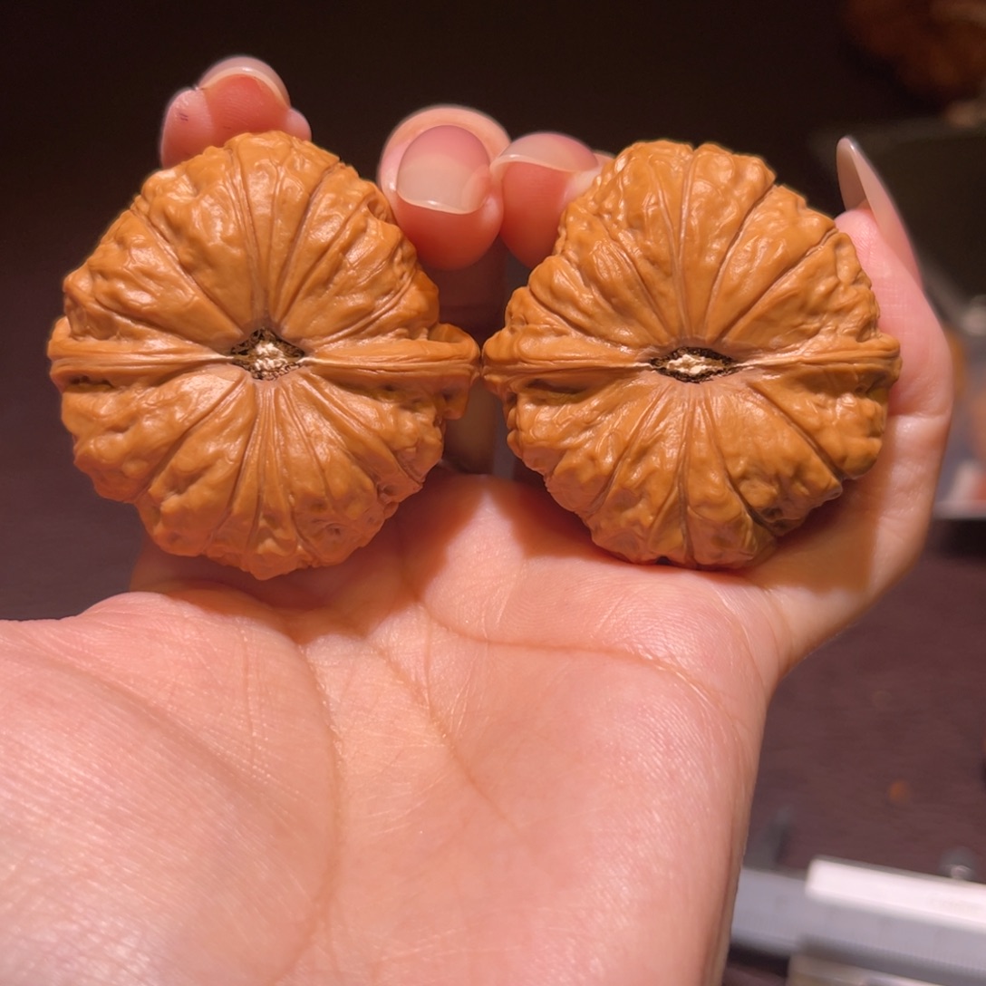 文玩核桃把件43南瓜墩